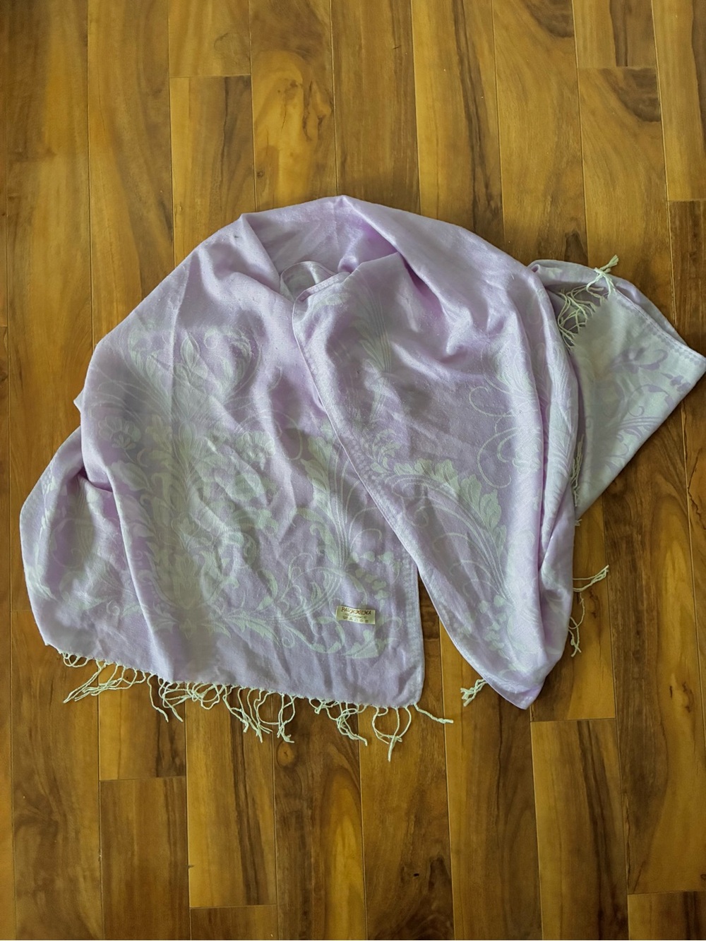 Pashmina Lavender 100% Cashmere Scarf